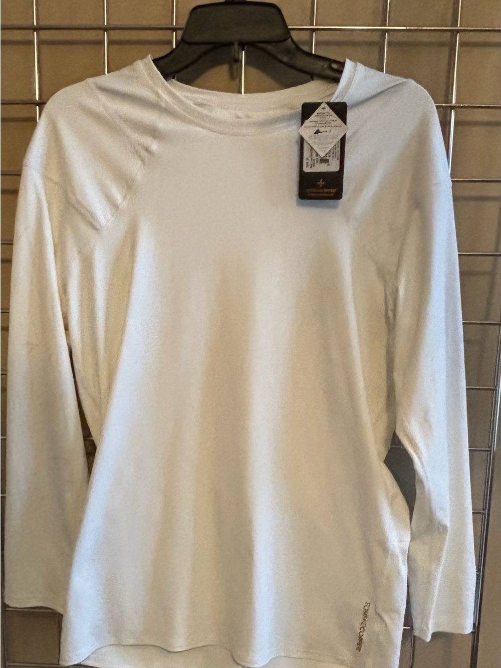 NWT Tommie Copper Shoulder Centric Full Support Men's 2XL Long Sleeve White